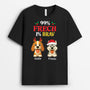 6651AGE1 99 _ frech 1 _ brav weihnachts t shirt hund personalisiert 6651AKXMC