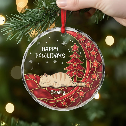 6688OGE1 meowy catmas glas weihnachtsschmuck_ personalisiert katze 6688OK6ND2
