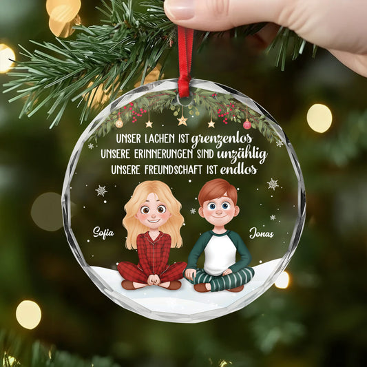 6770OGE1 es dauert lange bis freundschaften so tief werden glas weihnachtsschmuck personalisiert_ beste freundin 6770OK6CF2
