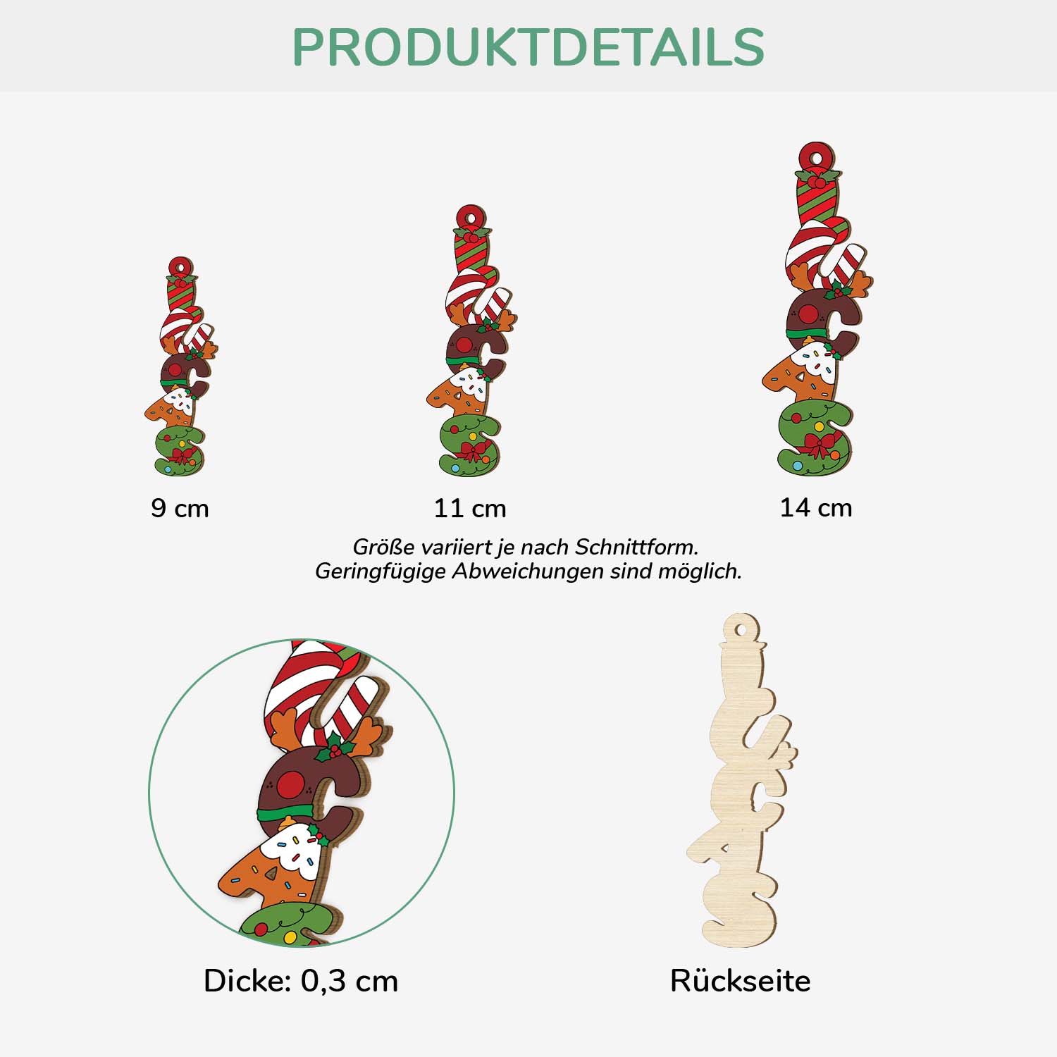 6788OGE2 3d druck effekt buchstaben personalisierte 1 schicht holz ornamente weihnachtsmerkmale 6788OKL5B