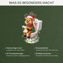 6807OGE4 3d druck effekt rentier mit zeitung auf klo acryl weihnachtsschmuck personalisiert frauen und manner 6807OKP5B