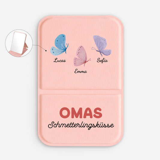 6947AGE1 omas schmetterlingskusse personalisiertes geschenk  taschenspiegel omamama 6947ajtvta_2