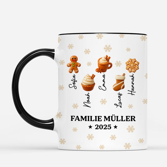 6959MGE2 schneeflocke und lebkuchenmann personalisierte weihnachtstasse_ familie_ 6959M8KCI