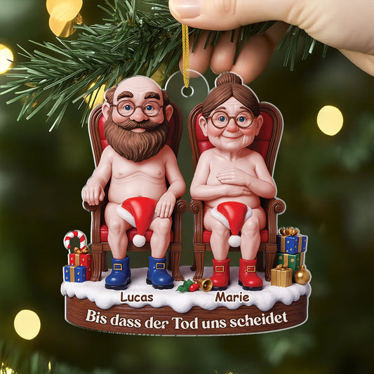 6962OGE1 3d druck effekt gemeinsam alt werden seit acryl weihnachtsschmuck personalisiert lustig paar 6962O6LAG_1