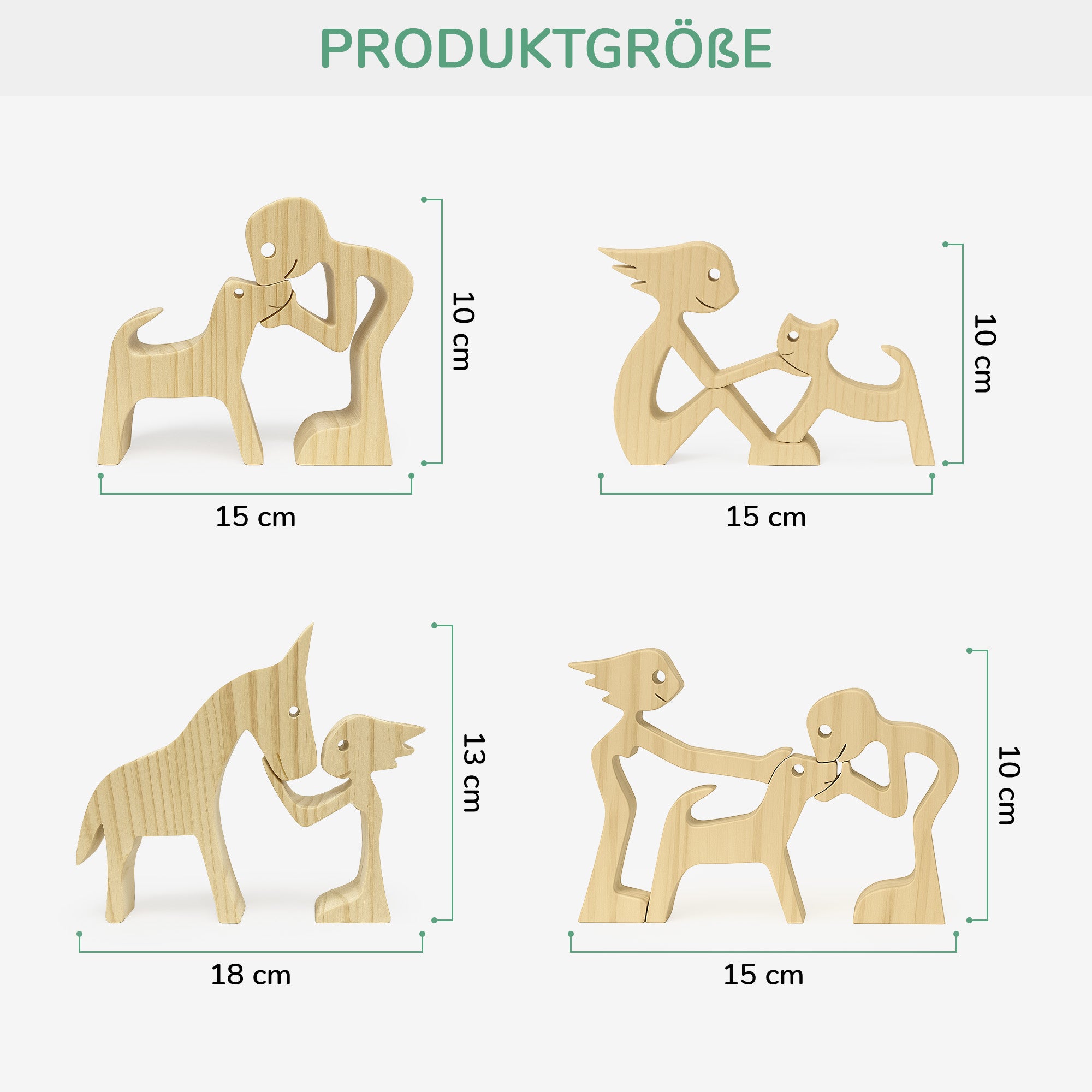 7007QGE6 mensch und hund pferd holzpuzzle personalisiert 7007Q0T3I