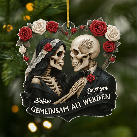 7027OGE1 3d druck effekt gemeinsam alt werden seit acryl weihnachtsschmuck personalisiert paare skelett 7027O3L5G_1
