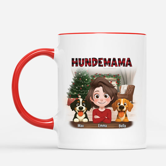 7056MGE2 hundepapa hundemama weihnachtstasse personalisiert_ hund 7056MKZ5C