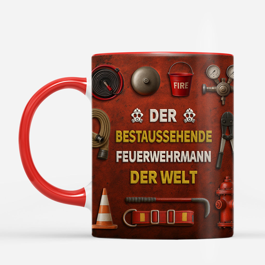 7095MGE2 3d druck effekt der bestaussehende feuerwehrmann der welt personalisierte tasse 7095M8TMB_162126c5 0714 4fe5 bbd1 630b2befa73b