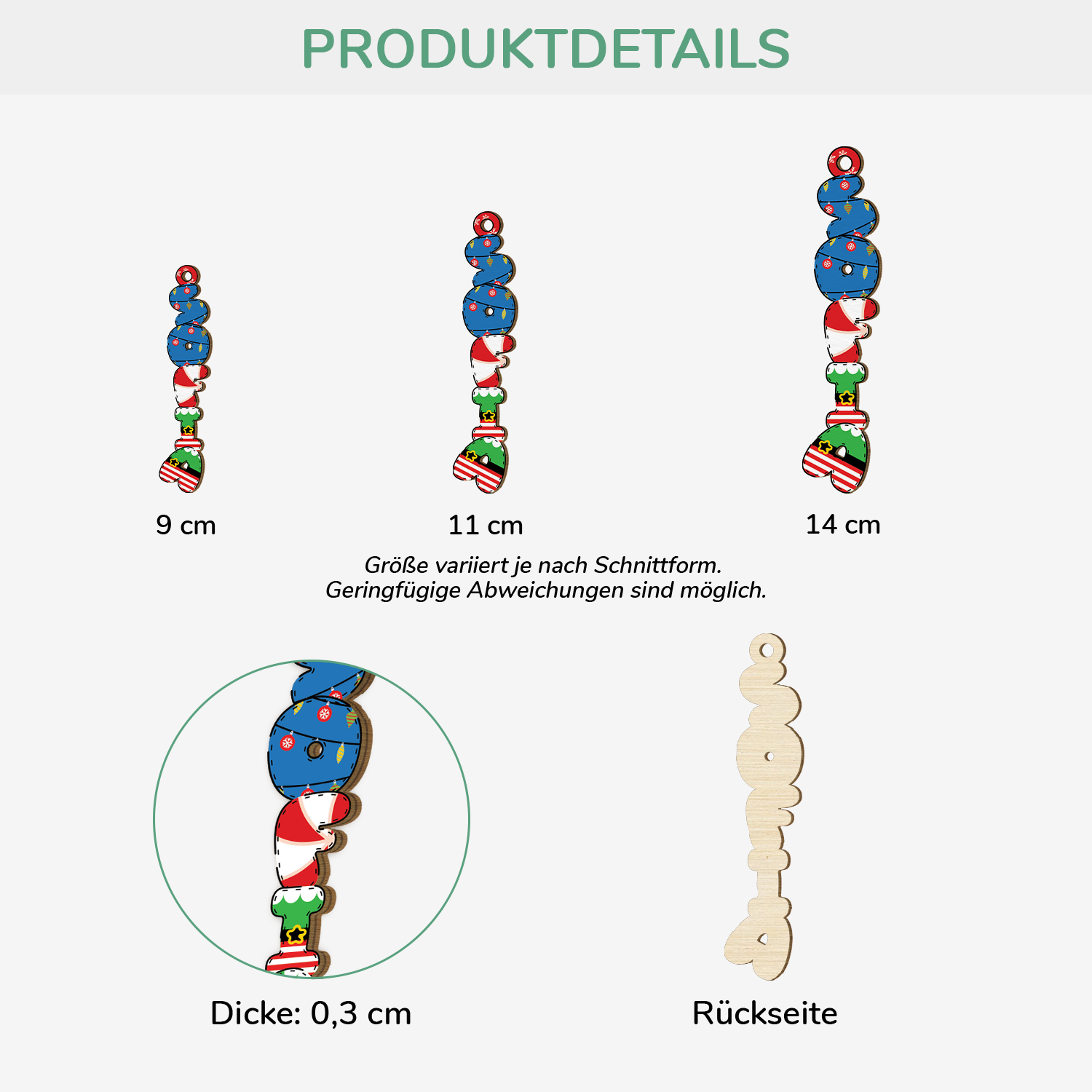 7176OGE2 3d druck effekt alphabet_ weihnachtsmannkostum personalisierte 1 schicht holz ornamente weihnachten 7176O8T5A