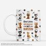 7197MGE1 3d druck effekt das leben ist besser mit katzen katzen tasse personalisiert_ 7197M6YWD