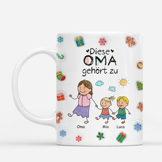7222MGE1 3d druck effekt diese oma gehort zu opa und oma weihnachtstasse personalisiert 7222MKP5A