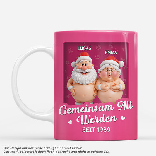 7249MGE1 3d druck effekt gemeinsam alt werden seit paar weihnachtstasse personalisiert lustig 7249M3LCG_2