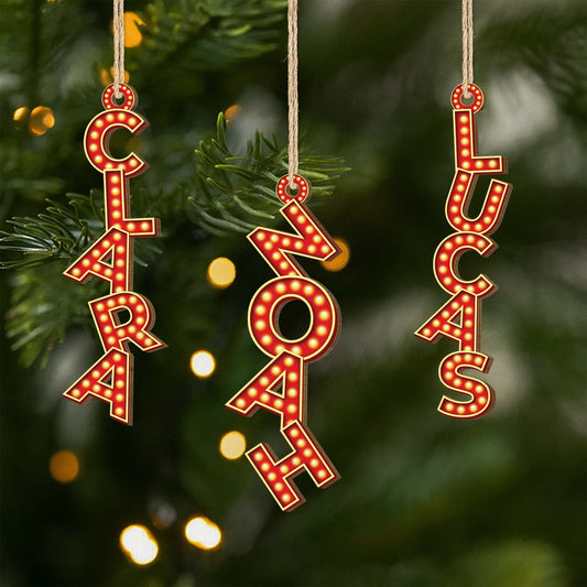 7324OGE1 3d druck effekt broadway alphabet_ personalisierte 1 schicht holz ornamente weihnachten mit namen 7324OTM5A