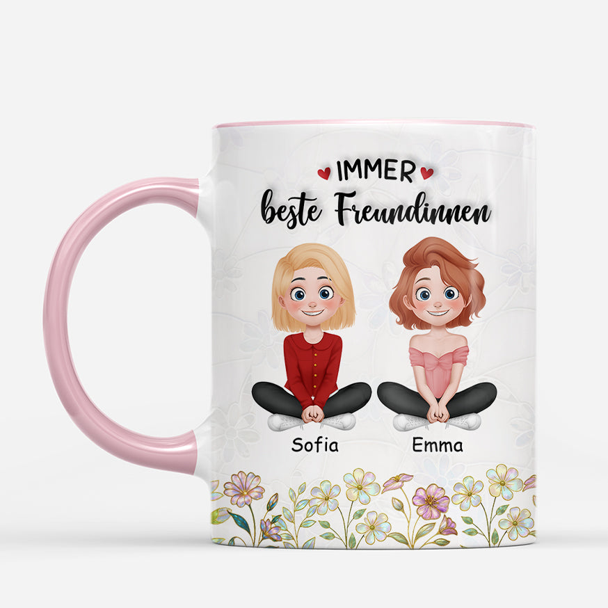7378MGE2 3d druck effekt beste schwester fur immer personalisierte tassen freundinnen_ 7378M6L5F