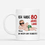 7431MGE1 ich habe 80 jahre lang an diesem look gearbeitet personalisierte tasse mit gesicht frauen manner 7431M
