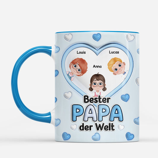 7440MGE2 3d druck effekt beste mama der welt mama papa tasse personalisieren 7440M3PWA