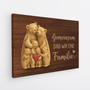 7469CGE2 gemeinsam sind wir eine familie personalisierte leinwand familie bar 7469C6T5I
