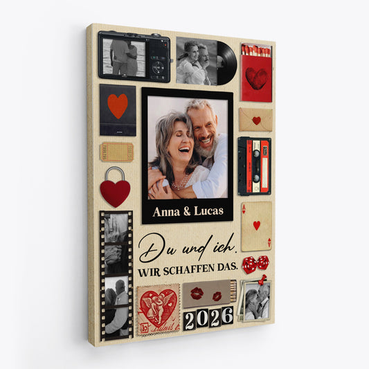 7547CGE1 du ich wir schaffen alles personalisierte leinwand paare mit foto 7547CTLWG_2