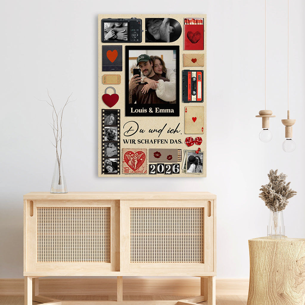 7547CGE1 du ich wir schaffen alles personalisierte leinwand paare mit foto 7547CTLWG_3