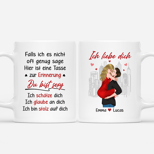 7606MGE1 du bist verdammt sexy paar_ tassen personalisiert 7606MCH5G