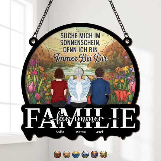 7682UGE1 familie fur immer personalisierte trauergeschenke  acryl sonnenfanger papamama 7682ustai_0e30490e 3637 4af2 8bf8 2578f343208a
