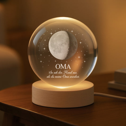 7695LGE2 so sah der mond aus als du mein opa wurdest personalisiertes geschenk  mondphase kristallkugel omaopa 7695l6qmb