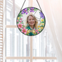 7729UGE2 name  blumen personalisierte geschenke foto  buntglas sonnenfanger mamaoma 7729ustna