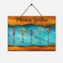 7749QGE1 3d druck effekt omas garten personalisiertes geschenk  holzschild mamaoma 7749q3hma