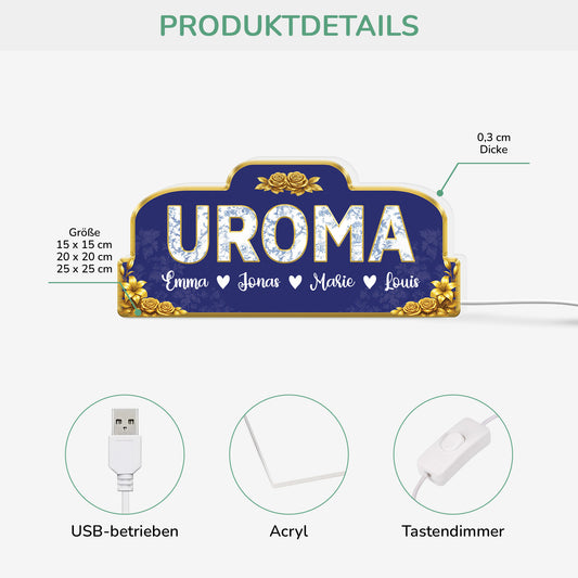 7757LGE2 uroma  enkel personalisierte lightbox uromauropa 7757ltlna