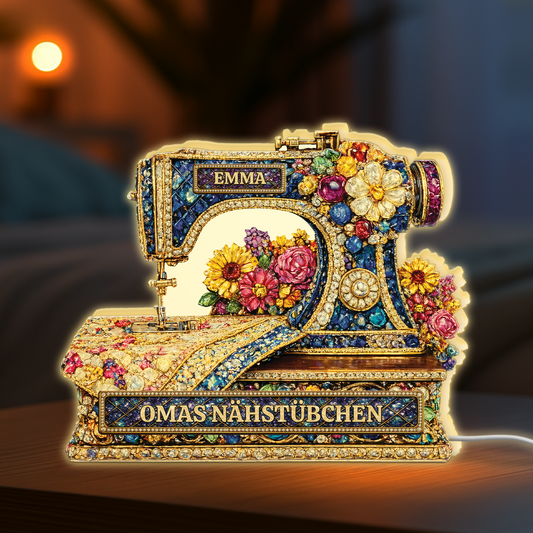 7758LGE1 omas nahstubchen personalisiertes geschenke  lightbox omaopa 7758lthna