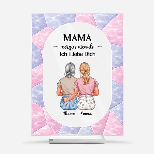 7798RGE1 vergiss niemals dass ich dich liebe personalisiertes geschenk  acryl aufsteller mit stander omamama 7798rcvma_1