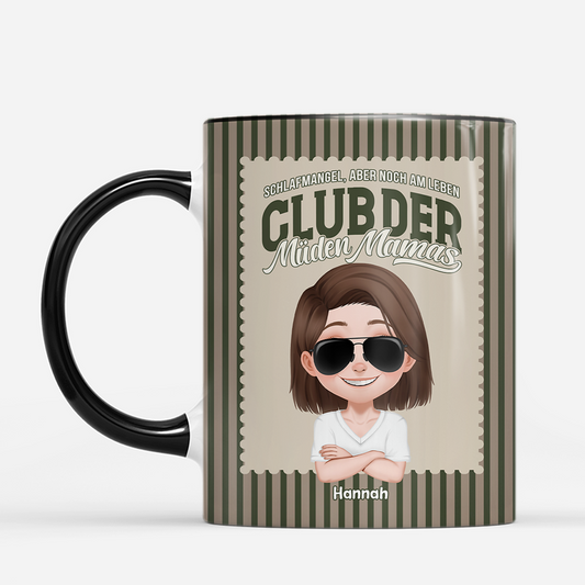 7800MGE1 club der muden mamas personalisiertes geschenk  mama  papa tasse gestreift 7800m8pha