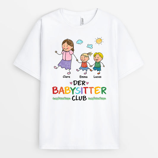 7844AGE1 der babysitter club personalisiertes geschenk tagesmutter  t shirt 7844a6pwa