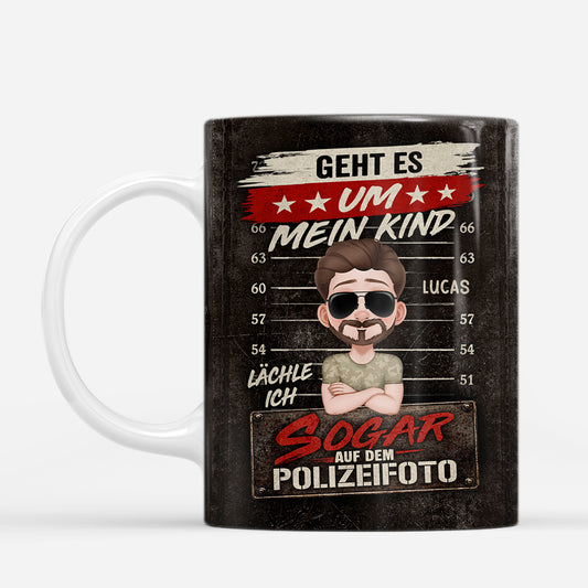 7868MGE2 geht es um mein kind lachle ich sogar auf dem polizeifoto personalisierte geschenke lustig  mama  papa tasse 7868msqma_7516ea70 e1e6 400d a9bd 038b25bf1c29