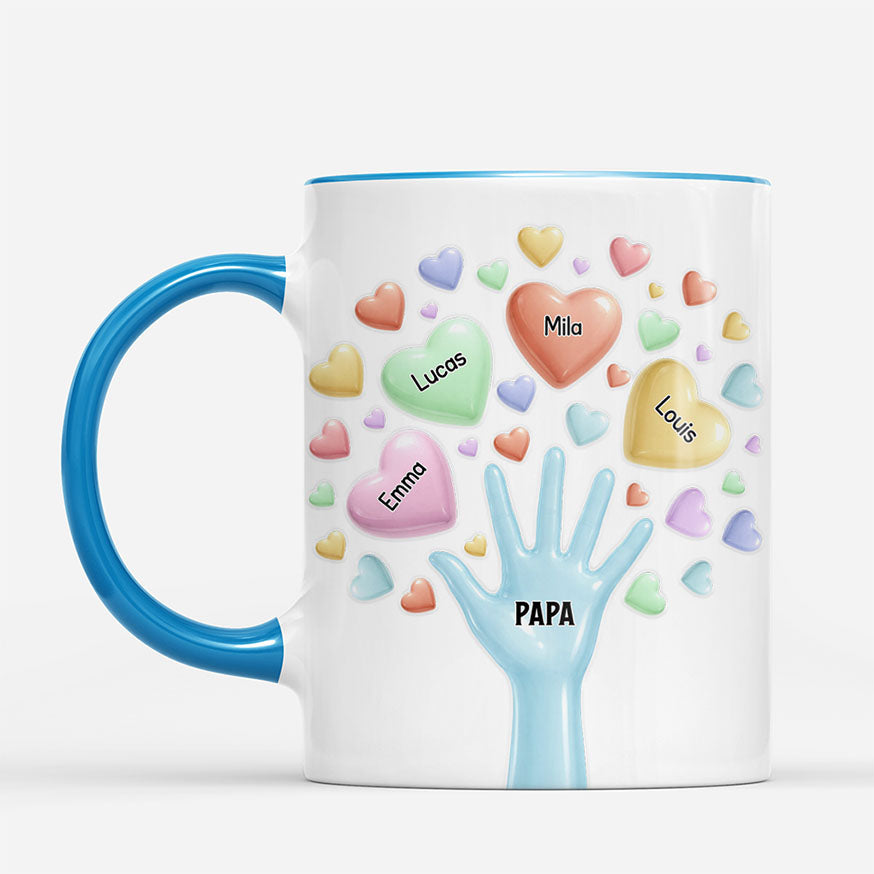 7871MGE1 3d druck effekt hand und herzen personalisiertes geschenk  mama  papa tasse 7871mtvwa_1