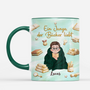 7897MGE2 3d druck effekt einfach ein madchen das buchern liebt personalisierte geschenke fur leseratten_ frauen  tasse gold optik 7897msfma