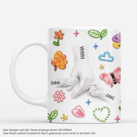 7907MGE1 3d druck effekt hand in hand blumen personalisiertes geschenk  mamapapa tasse mit namen 7907m6pna_abf771ae 9775 4c56 993c 7b6df34f018d