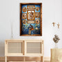7944CGE3 3d druck effekt museum von uns personalisierte paar geschenke  leinwand_ mit foto resin harz 7944cspwg