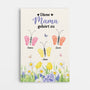 7959CGE1 diese mama gehort zu personalisiertes geschenk  leinwand mama  oma fussabdruck 7959c6yca