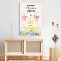 7959CGE3 diese mama gehort zu personalisiertes geschenk  leinwand mama  oma fussabdruck 7959c6yca