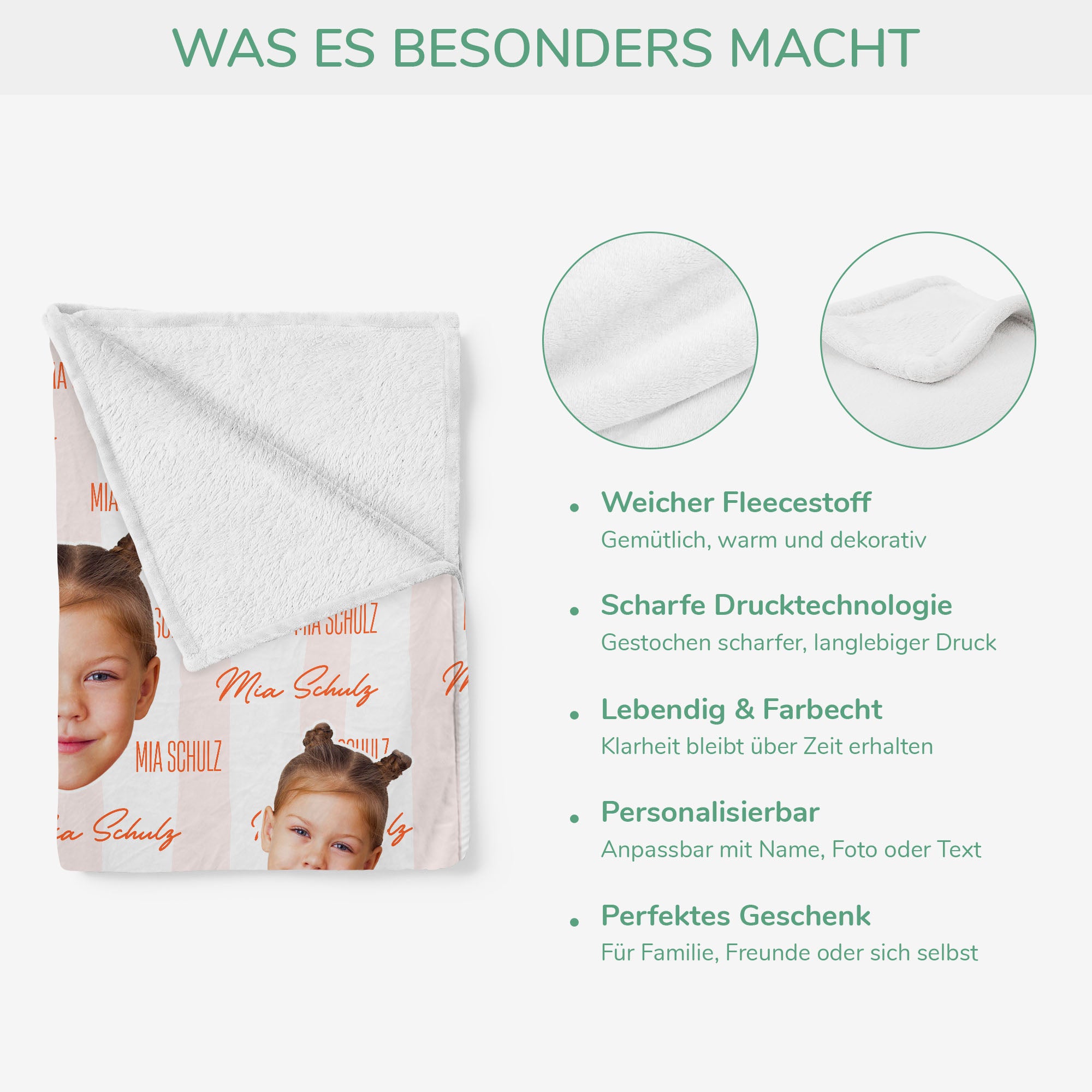 8003BGE1 name  gesicht personalisierte geschenke kinder_  kuscheldecke 8003bav5k