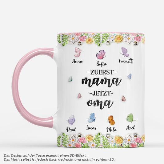 8017MGE1 legende ehefrau mama oma streifen personalisiertes geschenk  mama tasse 8017m8pha