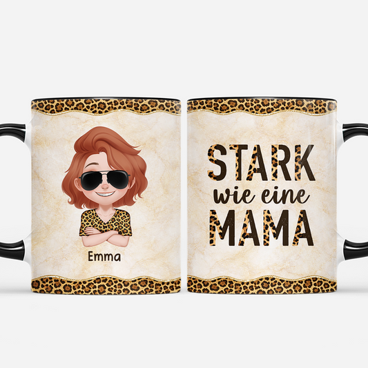 8019MGE1 stark wie eine mama personalisiertes geschenk fur mama  tasse 8019maf5a