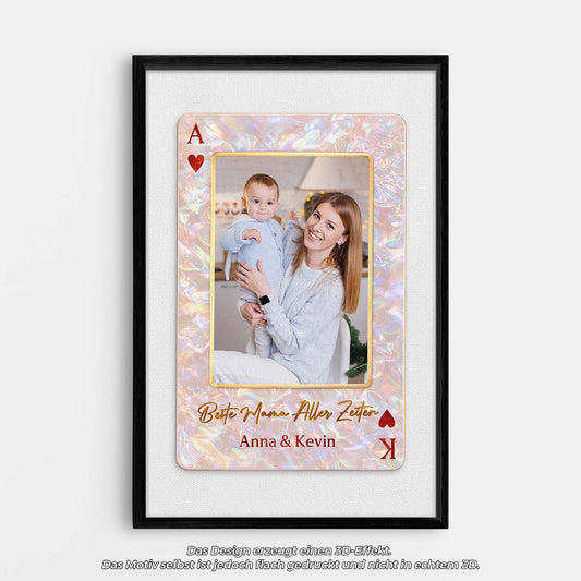 8037CGE1 beste mama aller zeiten personalisierte geschenke foto  leinwand mamapapa spielkarte 8037c8qma