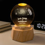 8086LGE2 bester papa im universum personalisiertes geschenk  3d kristallkugel papaopamamaoma 8086l8qnb