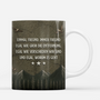 8148MGE3 3d druck effekt einmal bruder immer bruder personalisierte geschenke bester freund  tasse faustgruss 8148m3dhe