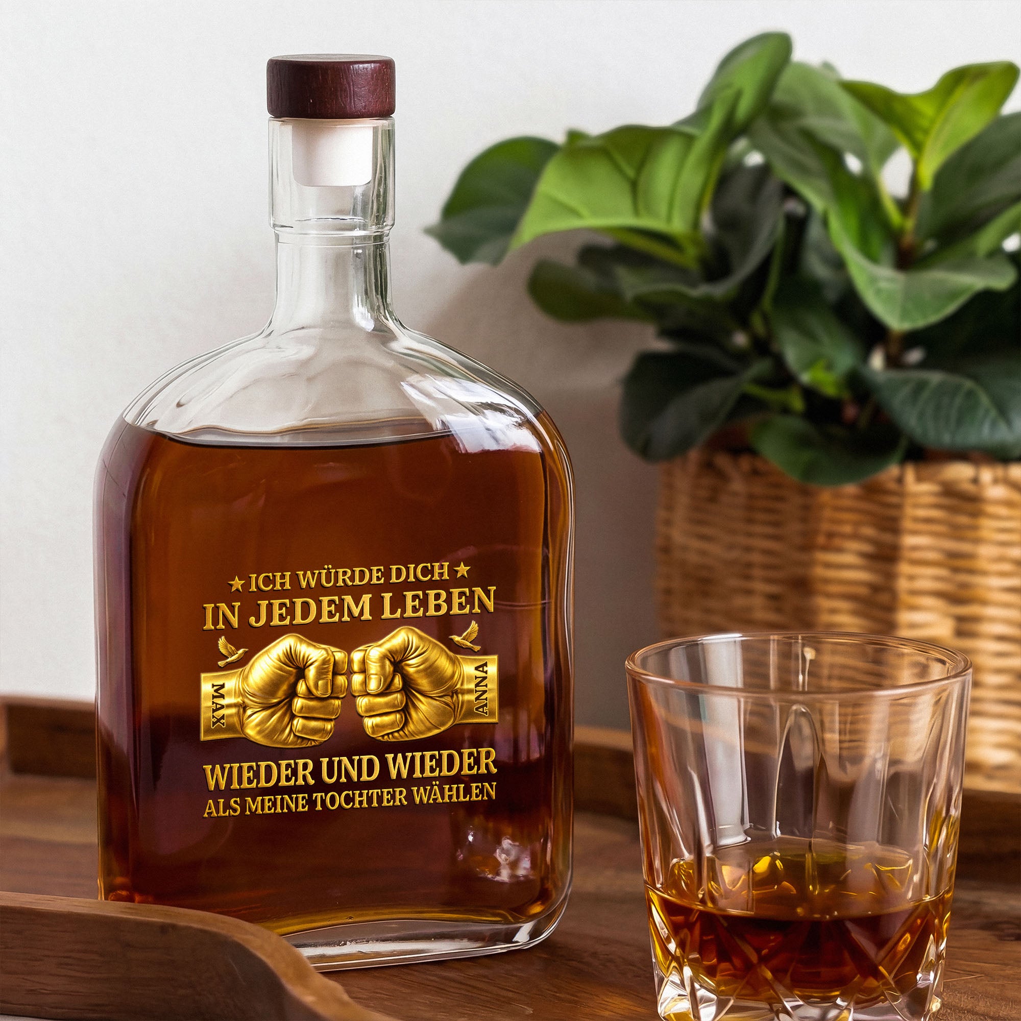 8165AGE1 3d druck effekt immer wieder meinen papa opa personalisiertes geschenk  whiskyflasche 8165aicvmb_2