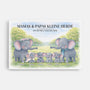 8168CGE1 mamas  papas kleine herde ein russel voller liebe personalisierte geschenke familie_  leinwand 8168cnvmi_1