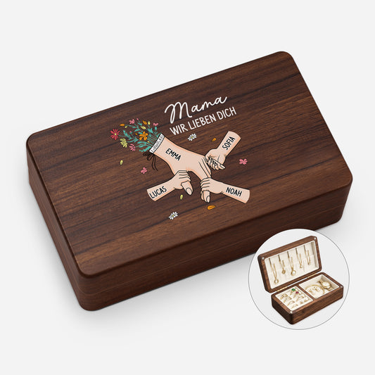 8227AGE1 mama wir lieben dich personalisiertes geschenk  schmuckkastchen holz mama oma 8227aj6paa