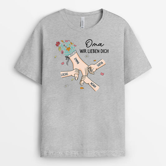 8227AGE2 mama wir lieben dich personalisiertes geschenk  oma mama t shirt 8227a6paa